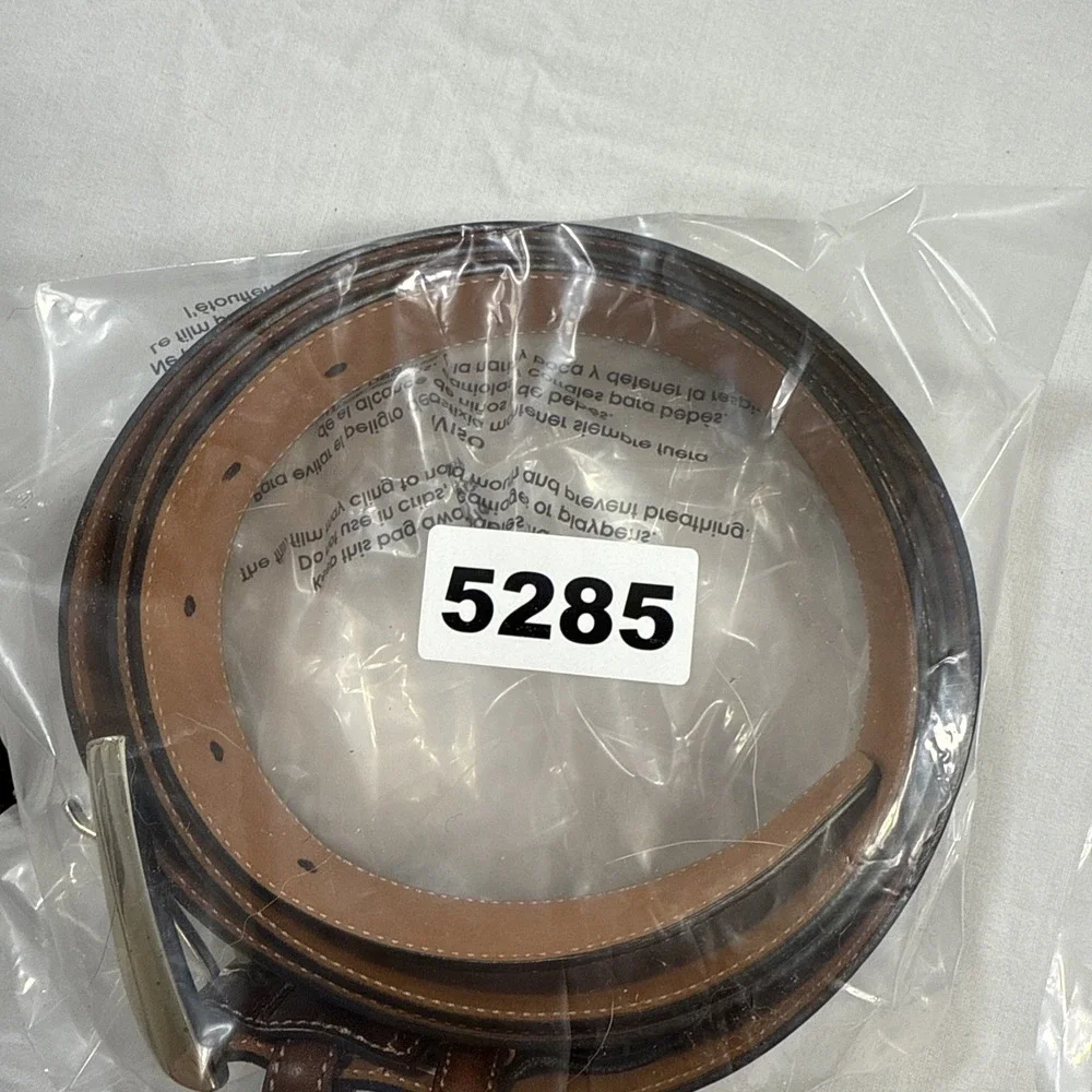 BELTS MENS 44 Trafalgar Easton Brown Hand Polished‎ Cortina Leather Made in USA